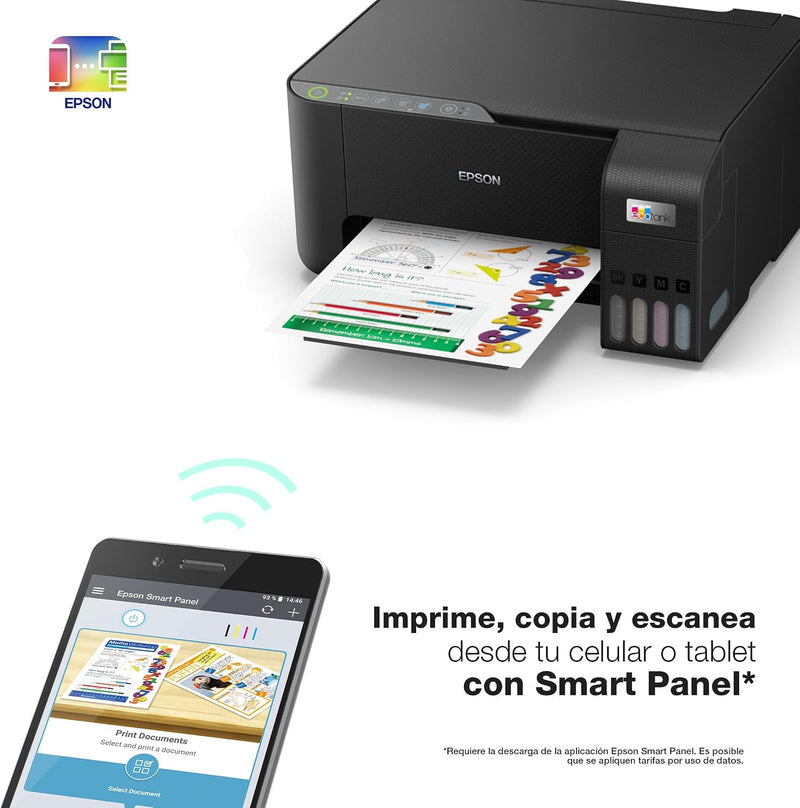 Impresora a Color Epson EcoTank L1250 con Wi-Fi