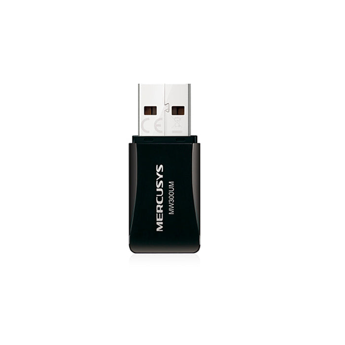 Mini Adaptador USB Inalámbrico N300 I Mercusys MW300UM