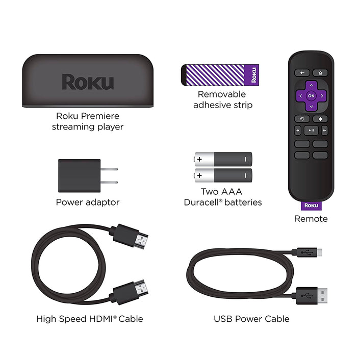 Roku Premiere Dispositivo De Streaming 4K | Transmite En Alta Calidad