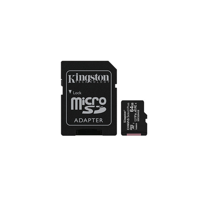 Memoria Micro SD I Kingston con Adaptador  Canvas Select Plus